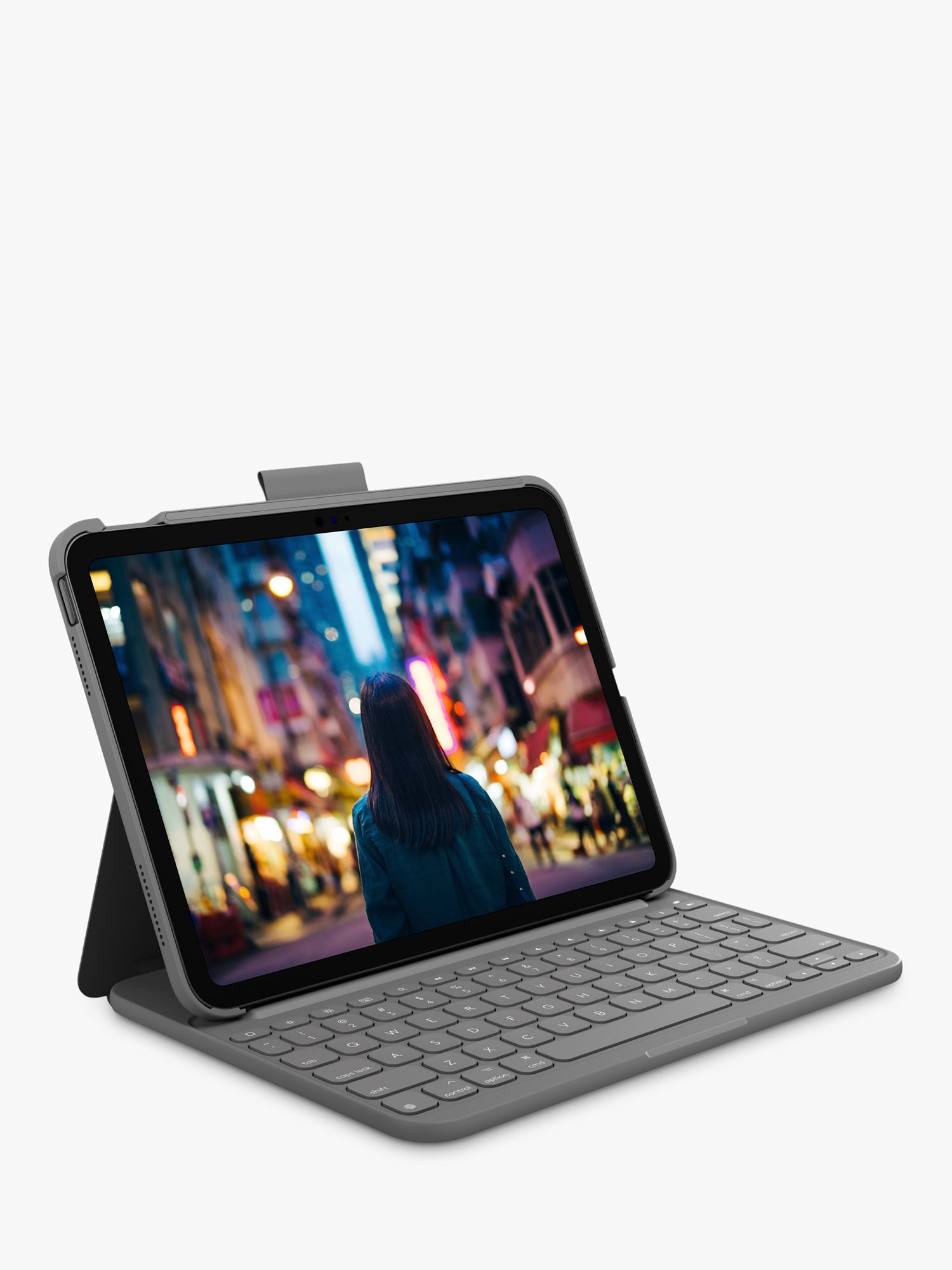 hjemmelevering statsminister løst Logitech Slim Folio Keyboard Case for iPad (10th Gen)