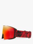 Oakley OO7099 Men's Fall Line Prizm Snow Goggles, Red Crystal/Snow Torch