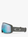 Oakley OO7105 Unisex Flight Tracker M Ski Goggles, Grey Cascade/Sapphire