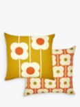 Orla Kiely Abacus Flower Cushion, Sand