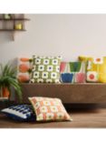 Orla Kiely Abacus Flower Cushion, Sand