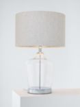 Laura Ashley Ockley Touch Table Lamp, Polished Chrome