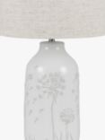 Pacific Flora Ceramic Table Lamp, White