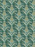 John Lewis Ananas Forest Fabric, Green