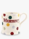 Emma Bridgewater 'Mummy' Polka Dot Half Pint Mug, 300ml, Multi