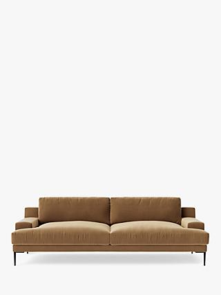 Swoon Almera Large 3 Seater Sofa, Metal Leg