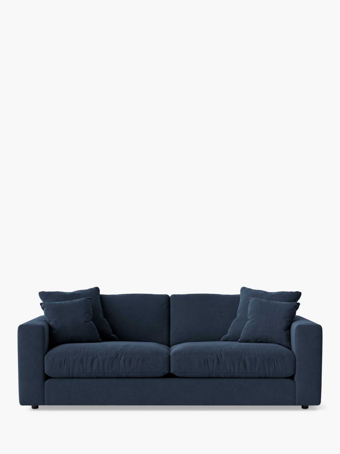 Althaea Range, Swoon Althaea Large 3 Seater Sofa, Smart Wool Indigo