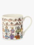 McLaggan Smith Picturemaps British Sign Language Bone China Mug, 350ml, Multi