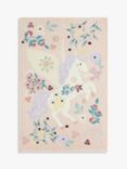 John Lewis Enchanted Garden Wool Pile Rug, Pink, L170 x W110cm