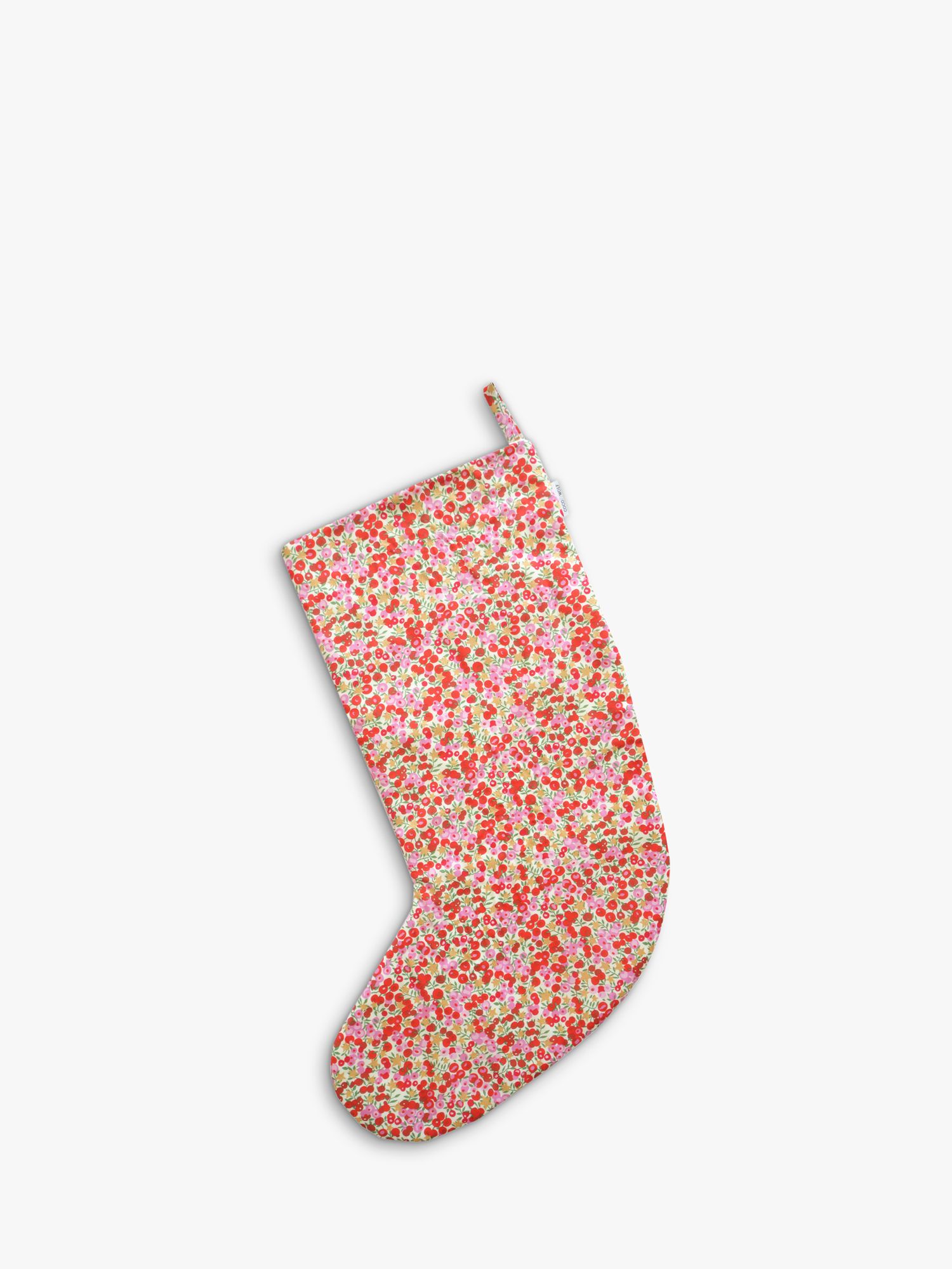 Coco & Wolf Liberty Christmas Stocking, Wiltshire Pink