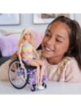 Barbie Fashionista Long Hair Wheelchair Barbie Doll