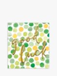The Proper Mail Company Polka Dots Good Luck Card