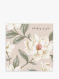 Woodmansterne Pink Grandiflora Sympathy Card