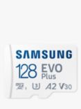 Samsung EVO Plus UHS-1, Class 10, microSDXC card, up to 130MB/s Read Speed, 128GB