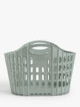 John Lewis ANYDAY Collapsible Laundry Basket, Nettle