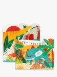 Art File Dinosaurs Fold Up Birthday Card