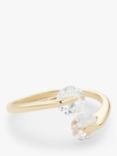 John Lewis Double Floating Stones Ring