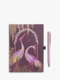 Sara Miller B6 Birds Notebook & Pen, Purple