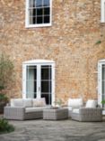 Gallery Direct Ragusa Rattan 5-Seater Garden Lounging Set, Natural