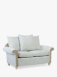 Desser Samford Rattan 2-Seater Sofa with Scatter Cushions, Pebble