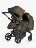 Silver Cross Travel Pack Wave Pushchair, Carrycot, Dream Car Seat with Base & Accessories Bundle, Cedar
