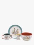 Disney Winnie The Pooh Ceramic Dinnerware 4 Piece Gift Set