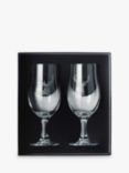 Selbrae House Stag Craft Beer Glass, Set of 2, 383ml, Clear