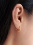 Monica Vinader Nura Teardrop Huggie Earrings, Gold