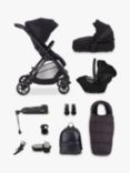 Silver Cross Dune Pushchair & Dream Car Seat Ultimate Pack with Compact Folding Carrycot, Space