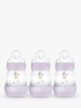 MAM Easy Start Anti-Colic Self Sterilising Baby Bottles, 160ml, Pack of 3, Pink