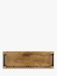 Selbrae House Personalised Oak Wood Serving Tray, 45cm