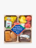 Melissa & Doug Food Groups Wooden Play Food