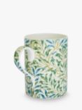 Morris & Co. Spode Willow Boughs Bone China Mug, 340ml, Green/Multi