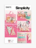 Simplicity Sewing Room Accessories Sewing Pattern, S9670OS