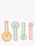 Yvonne Ellen Fine China Measuring Spoons, Set of 4, Assorted