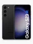 Samsung Galaxy S23 Smartphone, 8GB RAM, 6.1", Galaxy AI, 5G, SIM Free, 128GB, Phantom Black