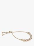 Ivory & Co. Glastonbury Crystal Leaf Bracelet, Gold