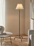 John Lewis Stroud Floor Lamp, Matt Black