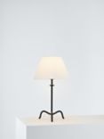 John Lewis Stroud Table Lamp, Matt Black