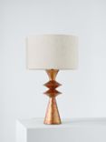 John Lewis Ethan Petrol Effect Table Lamp, Copper