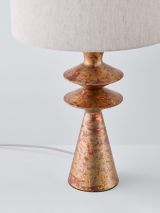 John Lewis Ethan Petrol Effect Table Lamp, Copper