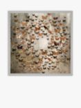 Art Marketing Ulyana Hammond 'Gilded Wings' Framed Print, 85 x 85cm, Brown/Gold