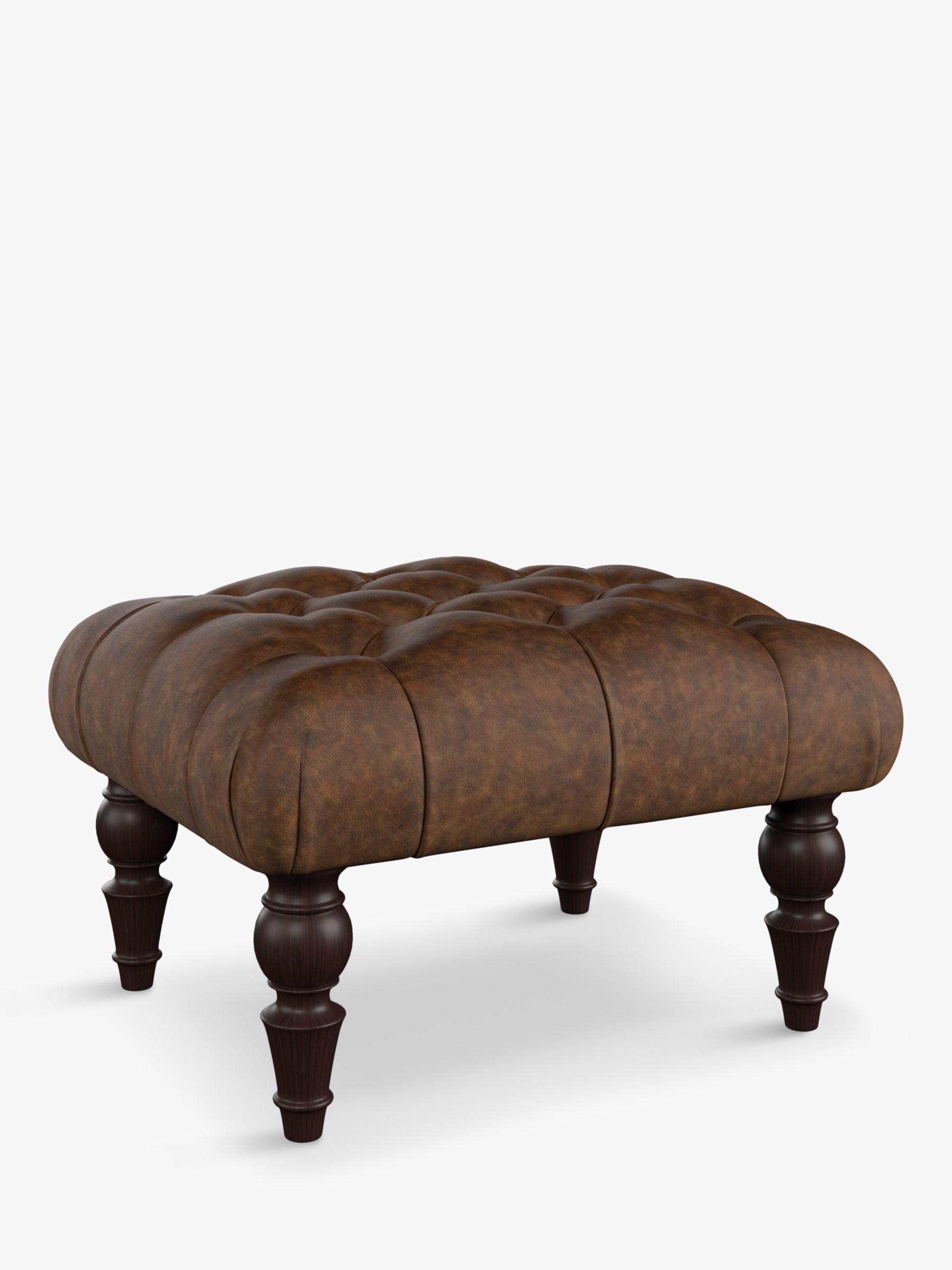 Tetrad Aughton Leather Footstool