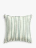 John Lewis ANYDAY Sutton Stripe Cushion, Nettle