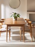 John Lewis Wycombe 6-8 seater Extending Dining Table, Cherrywood