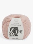 Wool And The Gang Shiny Happy Cotton Knitting and Crochet Yarn, 100g, Cameo Rose