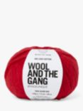 Wool And The Gang Big Love Chunky Cotton Knitting Yarn, 100g, True Blood Red