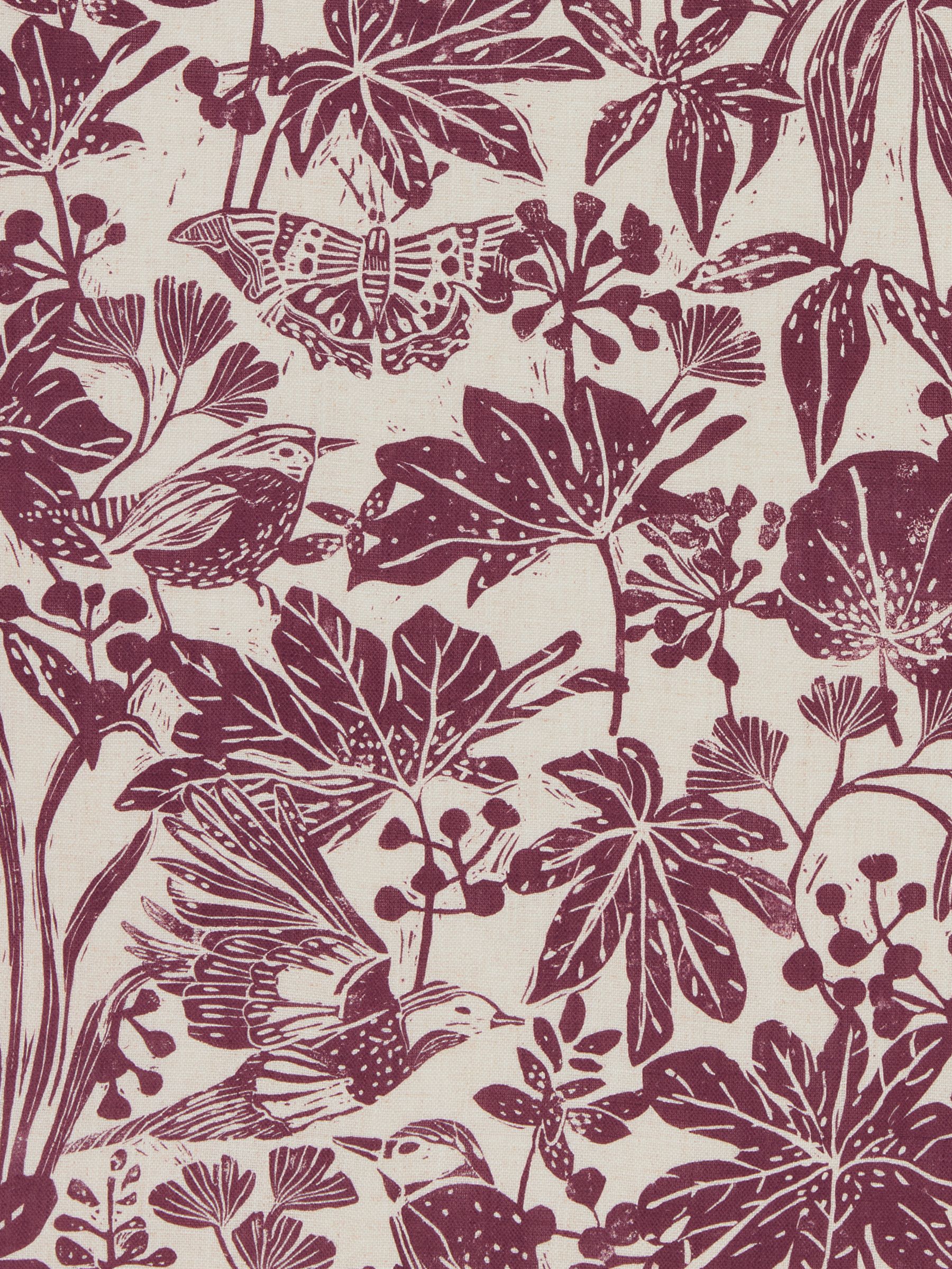 John Lewis Japonica Furnishing Fabric, Damson