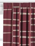 John Lewis Lea Embroidery Made to Measure Curtains or Roman Blind, Damson