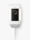 Ring Spotlight Cam Pro Plug-In Smart Security Camera with Built-in Wi-Fi & Siren Alarm